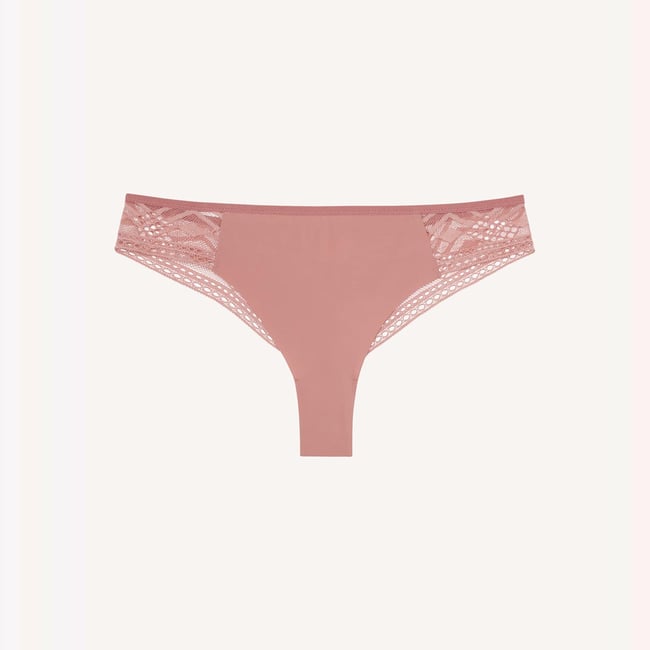 Tanga ONDINE rose <span itemprop=