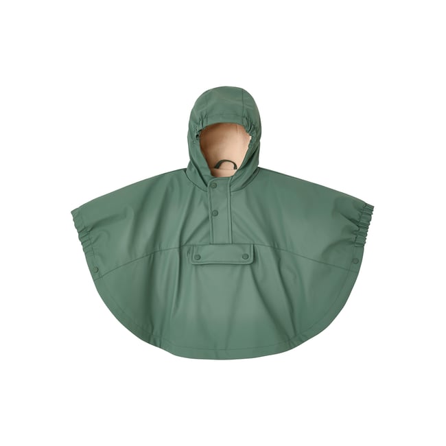 Cape de pluie vert <span itemprop=