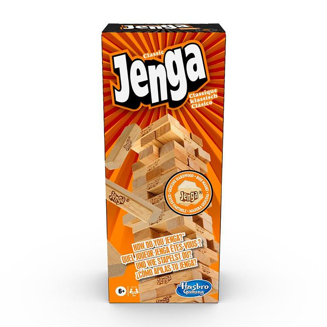 Jogo Jenga refresh, da HASBRO multicolor <span itemprop=