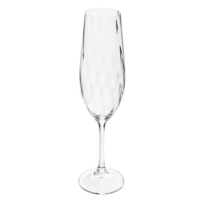 Lot de 6 flûtes à champagne en Cristallin NEVA Couleur transparent <span itemprop=