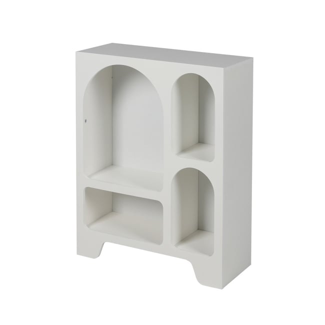 Etagère blanche 4 niches Gallery Couleur v002227 <span itemprop=