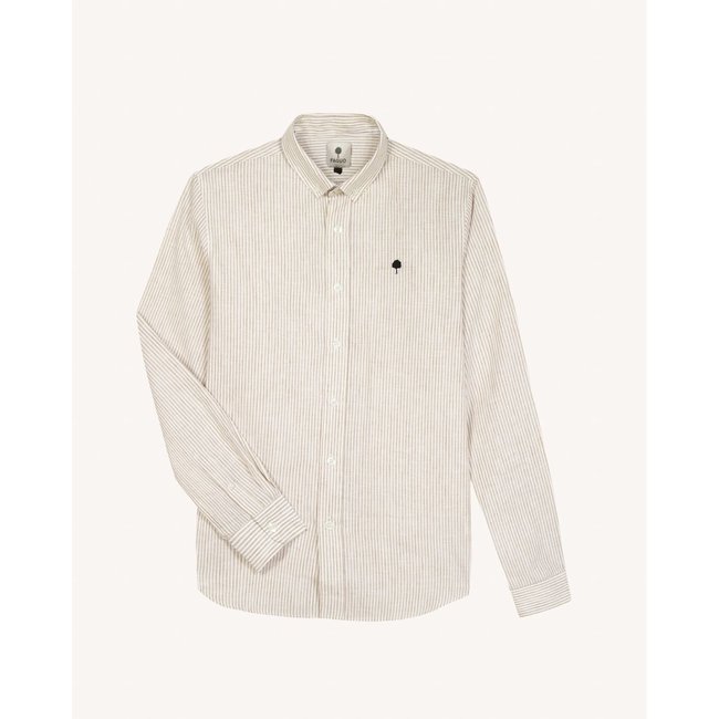 Chemise IVOY IVOY crème et beige clair <span itemprop=