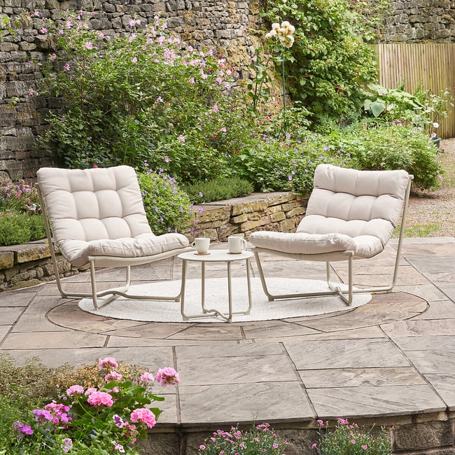 Clermont Garden Lounging Set, stone beige, SO'HOME