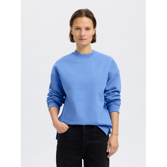 Sweat-shirt SELECTED FEMME cornflower blue <span itemprop=