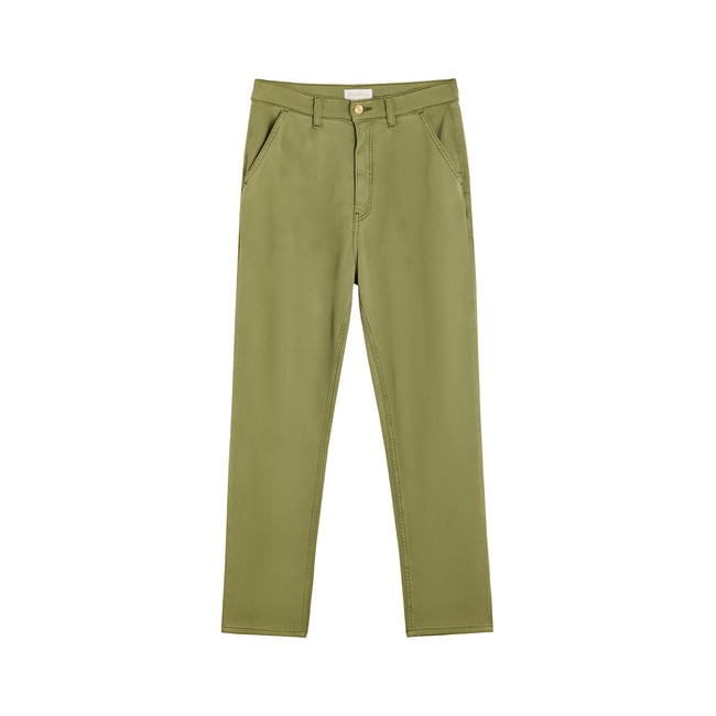 Pantalon Chino Coco KASMIR vert <span itemprop=