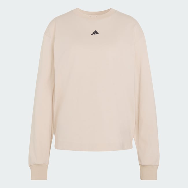T-Shirt À Manches Longues 3 Bandes Studio Coupe Boyfriend T-Shirt À Manches Longues 3 Bandes Studio Coupe Boyfriend - ADIDAS SPORTSWEAR