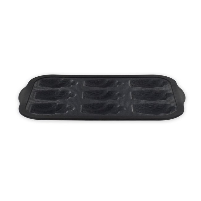 Moule 9 madeleines gris,noir <span itemprop=