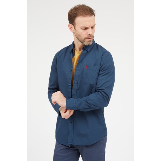 Chemise unie en popeline - MCS