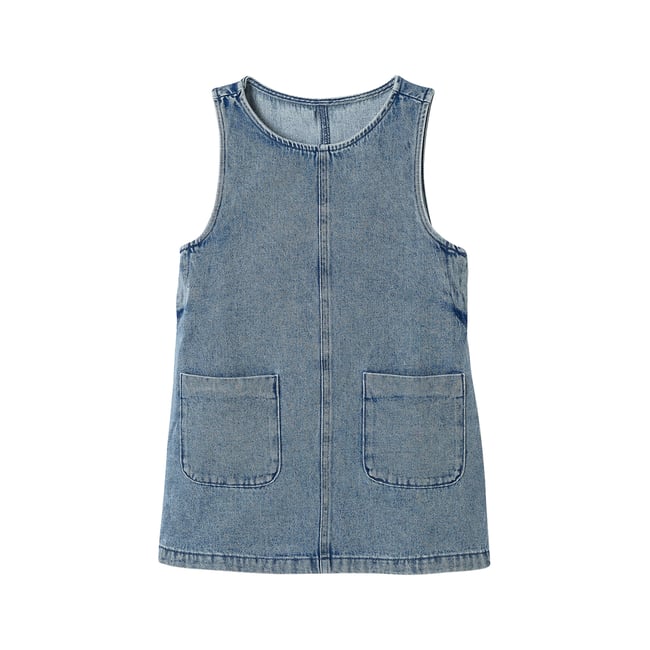 Robe chasuble bleu moyen <span itemprop=