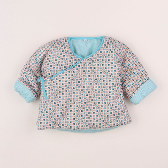 Veste - Très bon état blanc, bleu <span itemprop=