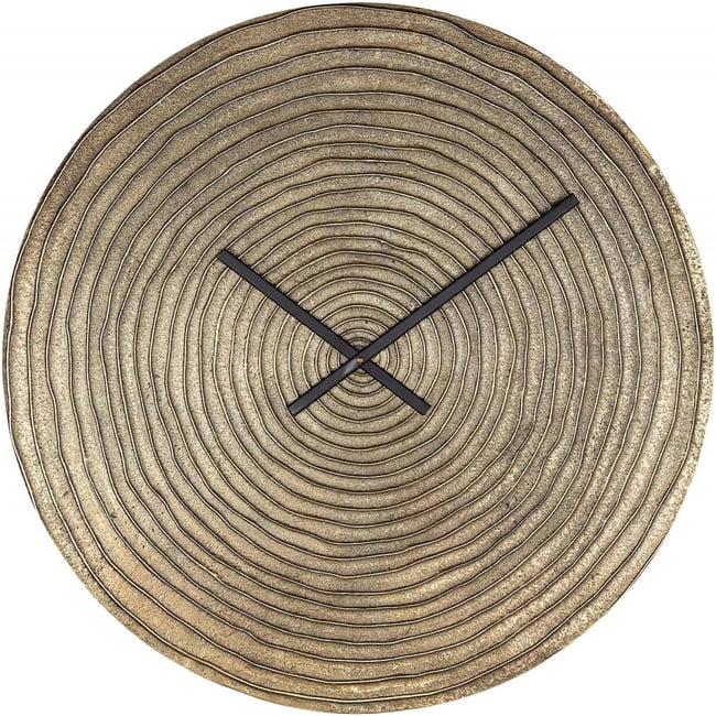 Horloge murale en aluminium, RICHMOND Couleur or antique <span itemprop=