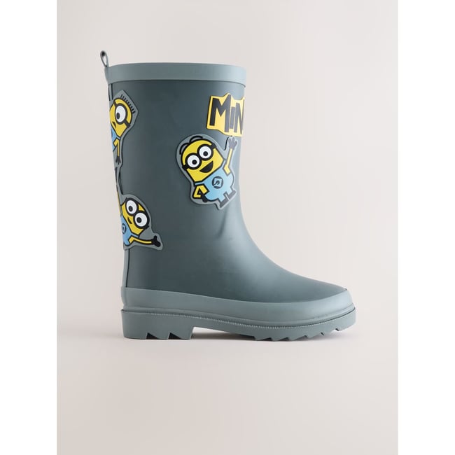 Bottes en caoutchouc minions gris <span itemprop=
