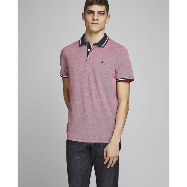Polo manches courtes en maille piquée - JACK & JONES