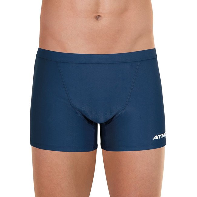 Bañador boxer largo Sport Technique azul marino <span itemprop=