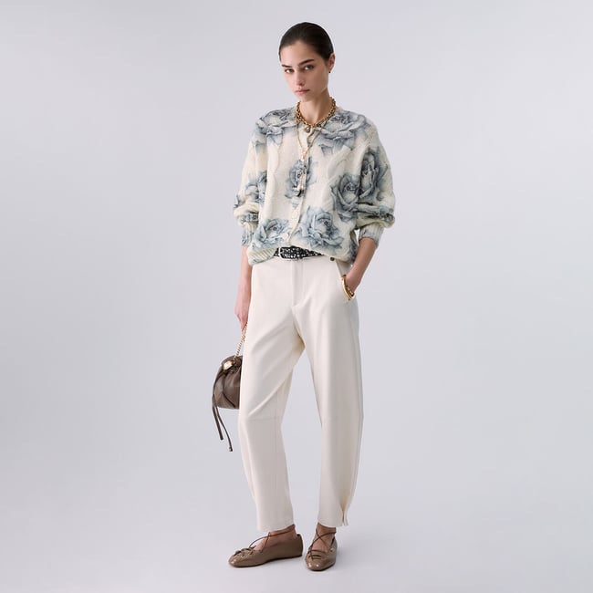 Pantalon ballon en punto milano - LIU JO