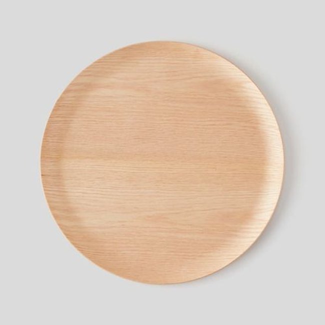 Plateau rond en bois - MONOPRIX MAISON
