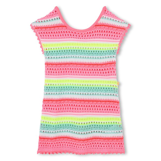 Robe en crochet multicolore multico <span itemprop=