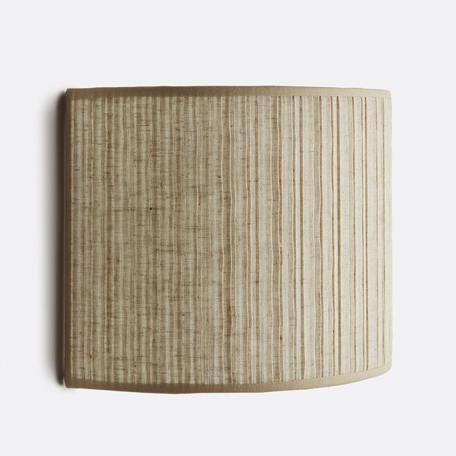 Candeeiro de parede em linho plissado, 18 cm, Jakoma natural <span itemprop=