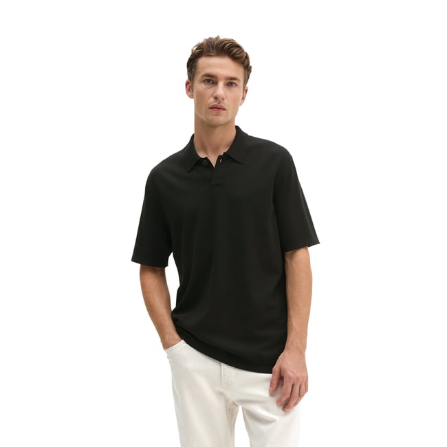 Polo en tricot régulier en pur coton bio - MARC O'POLO