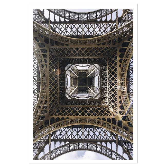 Affiche photo eiffel et son fer - HEXOA