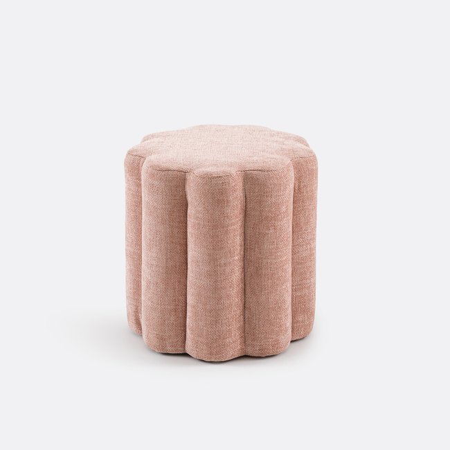 Pouf tissu texturé, Justyna - LA REDOUTE INTERIEURS