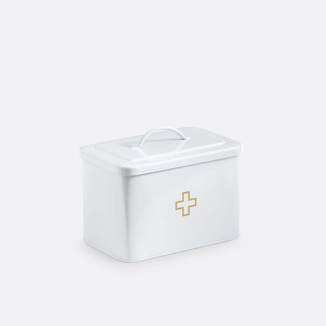 Boîte à pharmacie AULO Couleur blanc <span itemprop=