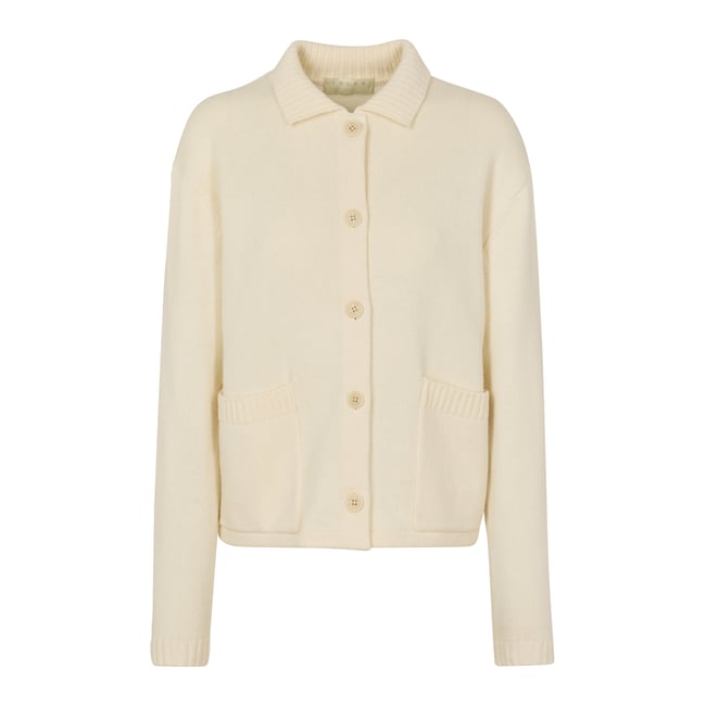 Cardigan blanc <span itemprop=
