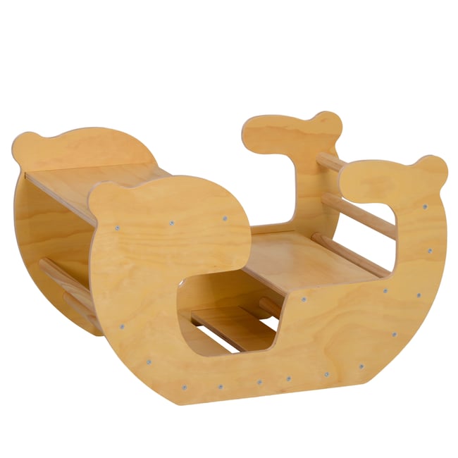 Parcours d'escalade pour enfants Bois Bois bois naturel <span itemprop=