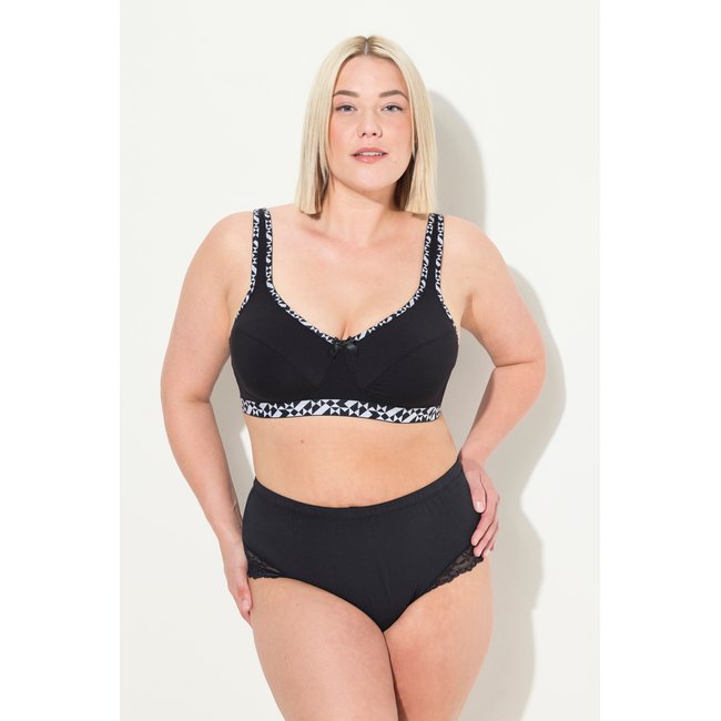 Soutien-gorge souple sans armatures noir <span itemprop=