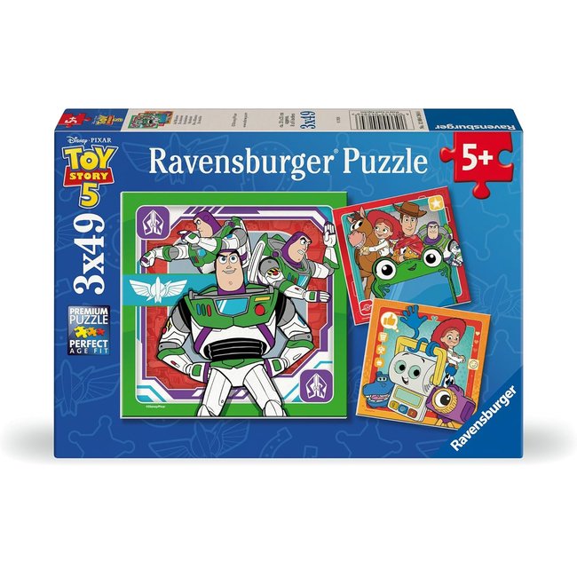 Puzzle Attaque spéciale Spiderman 3x49 pcs bleu <span itemprop=