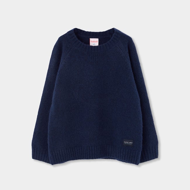 Pull garçon bleu <span itemprop=