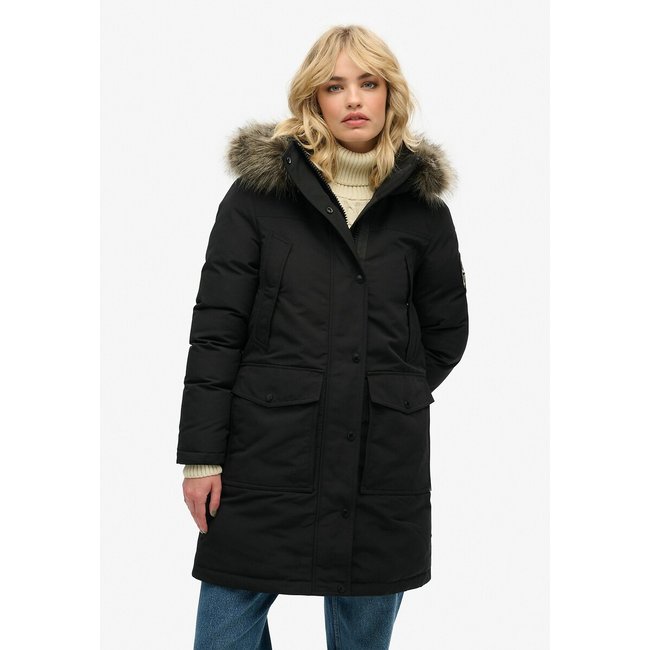 Parka met kap en imitatiebont Everest <span itemprop=