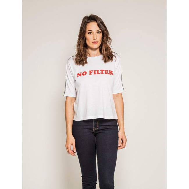 T-shirt Col Rond Faustine v002227 <span itemprop=