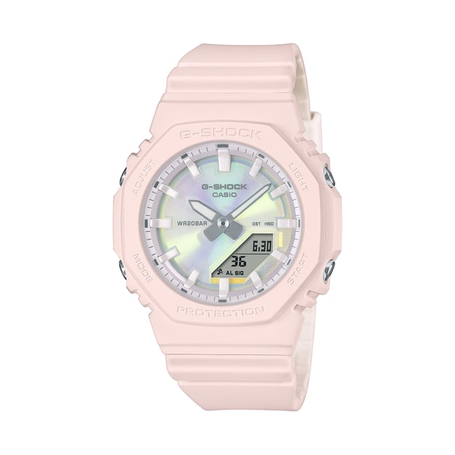Montre Analogique Digital CASIO G-SHOCK rose gris rose <span itemprop=