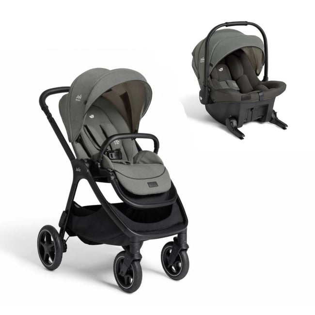 Poussette duo Finiti Signature Evergreen + siège auto Sprint Evergreen - JOIE