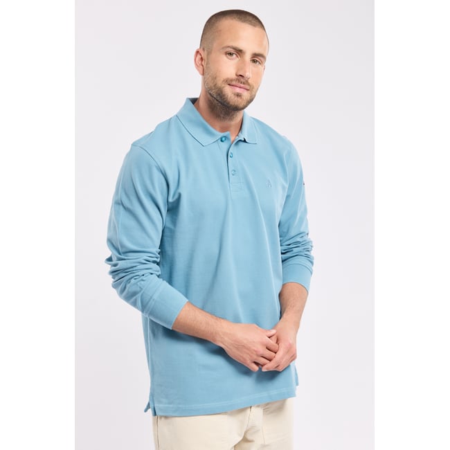 Polo manches longues en coton piqué - ARMOR-LUX