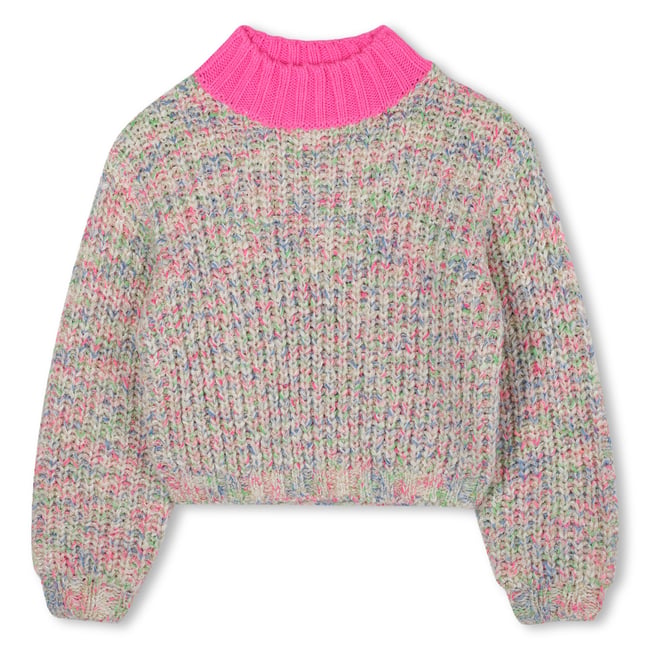 Pull tricoté multico <span itemprop=