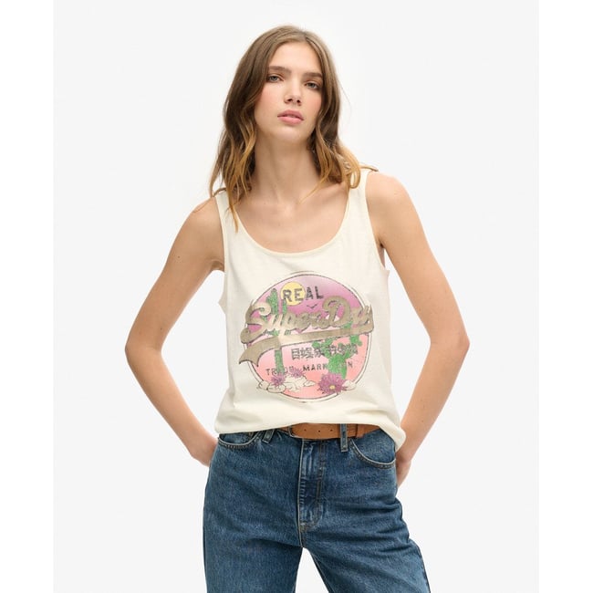 Débardeur Vintage Logo Narrative - SUPERDRY