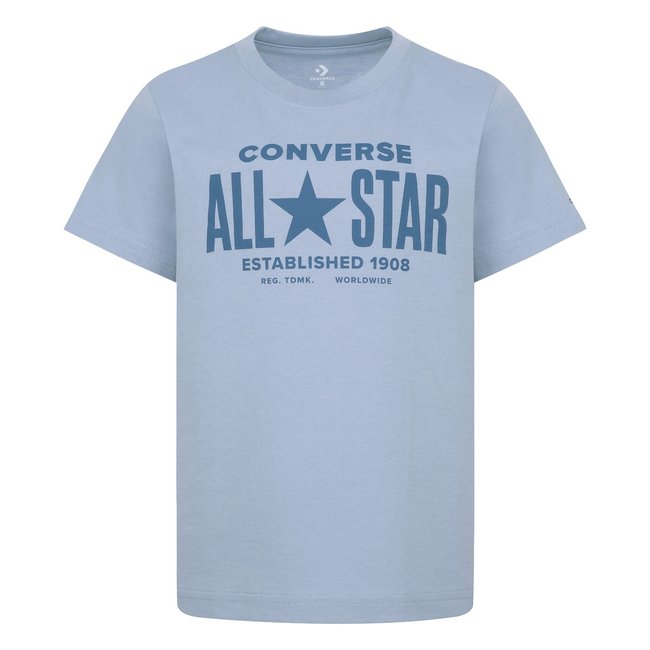T-shirt de mangas curtas azul <span itemprop=
