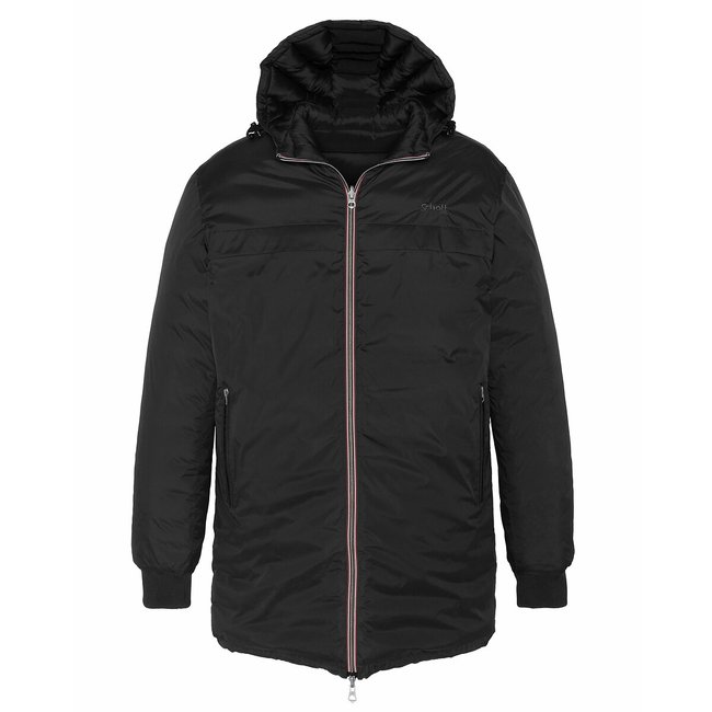 Parka acolchada reversible negro <span itemprop=