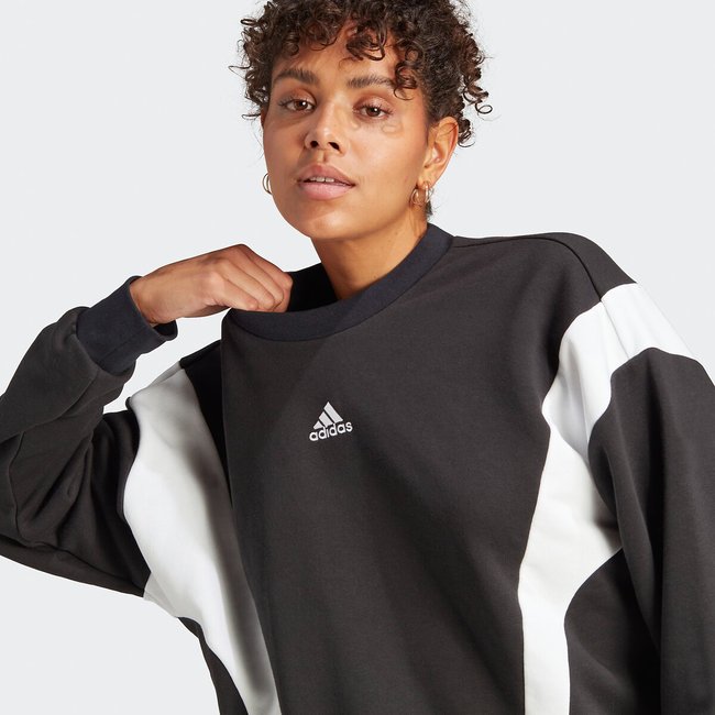 Laziday cotton mix tracksuit black Adidas Sportswear La Redoute