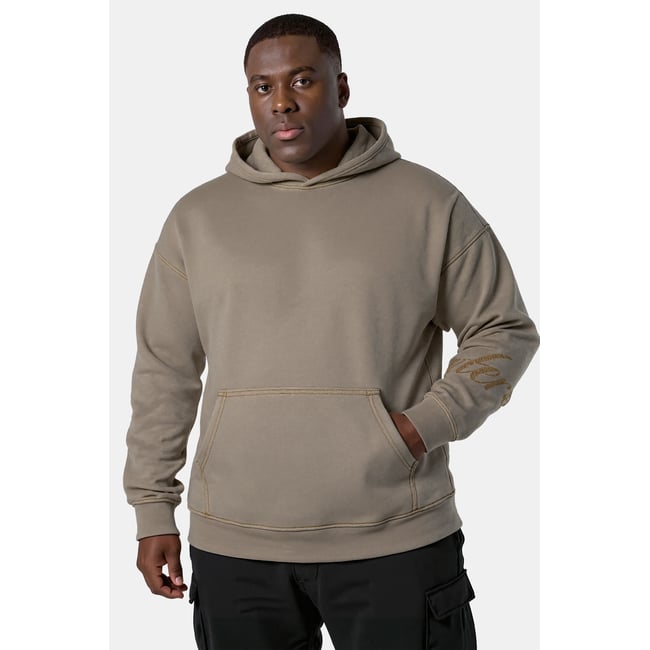 Sweat-shirt à capuche, coupe oversize marron clair <span itemprop=