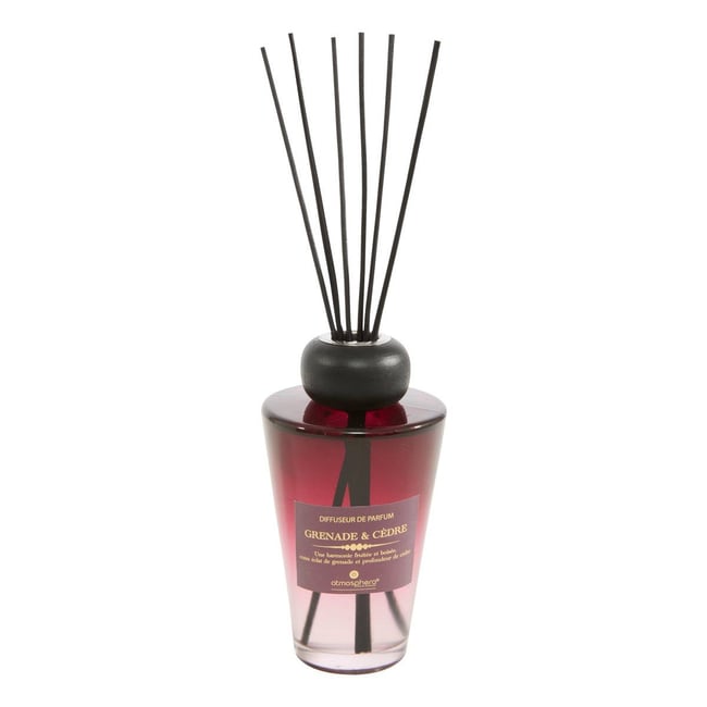 Diffuseur en verre ALMA Couleur rouge foncé <span itemprop=