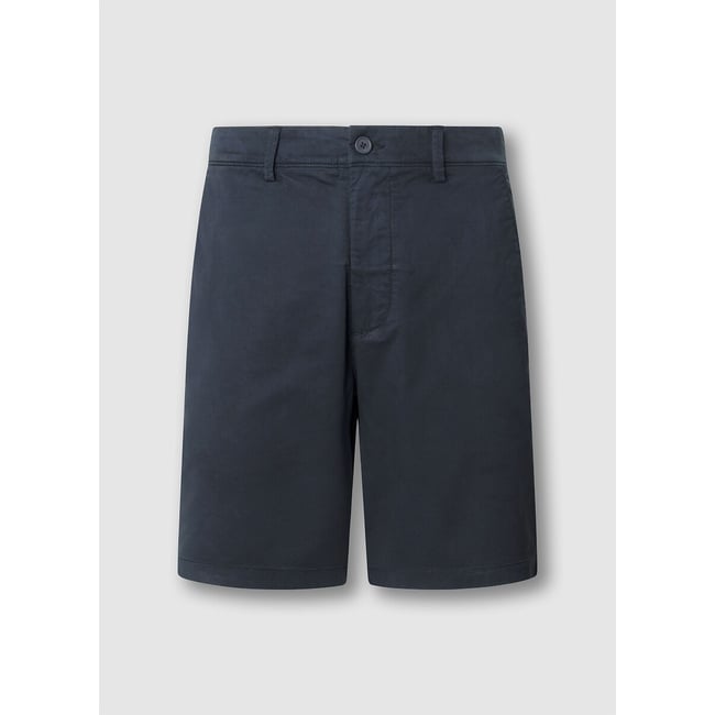Straight Chino Shorts, navy blue, PEPE JEANS