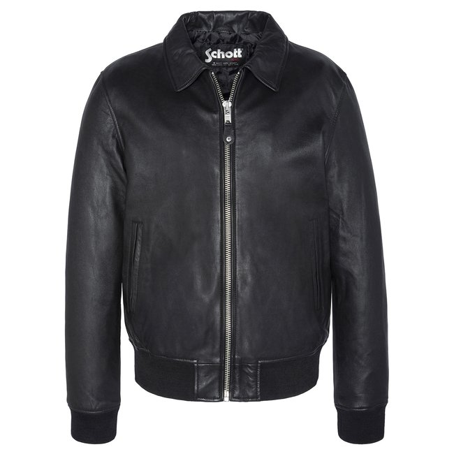 Blouson casual, cuir d'agneau - SCHOTT