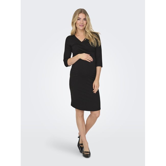 OLMLISA Robe midi Robe noire - black <span itemprop=