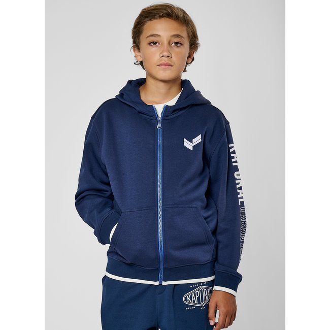 Sweat  Coton MURA bleu <span itemprop=