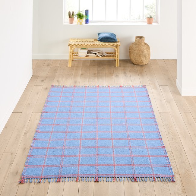 Tapete em 35% algodão reciclado, Ravelo multicolor <span itemprop=