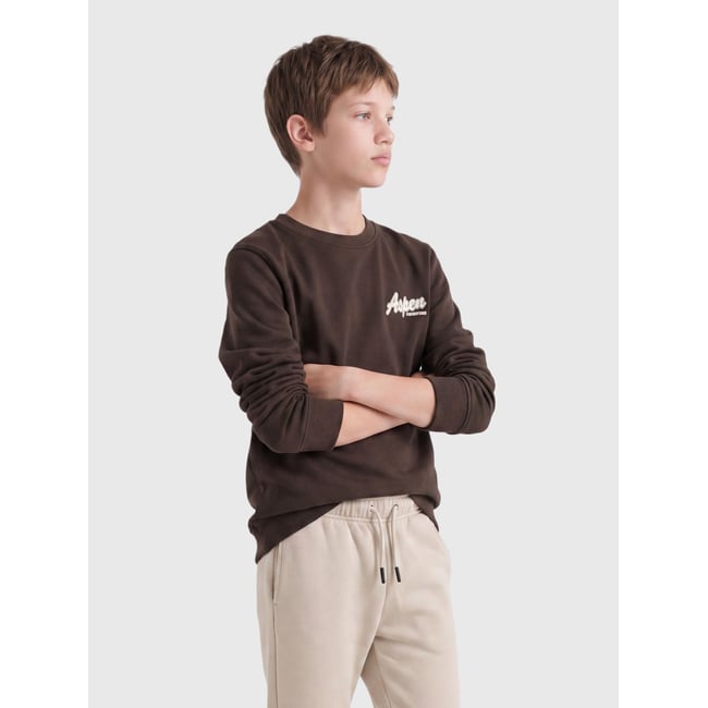 Sweat-Shirt marron - coffee bean 1 <span itemprop=