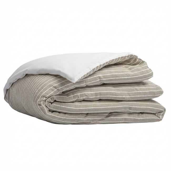Bout de lit en 100% Percale de Coton multicolore <span itemprop=